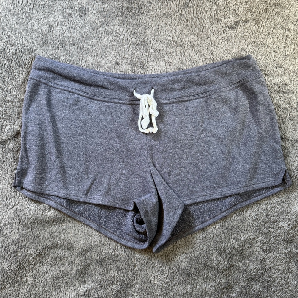 Aerie Women’s Comfy Pajama Shorts, Gray, Size L